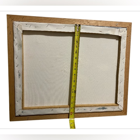 Robert Cox Still Life Oil 16x20 Canvas Painting Pink Purple Floral Framed 18x22 - Picture 6 of 8